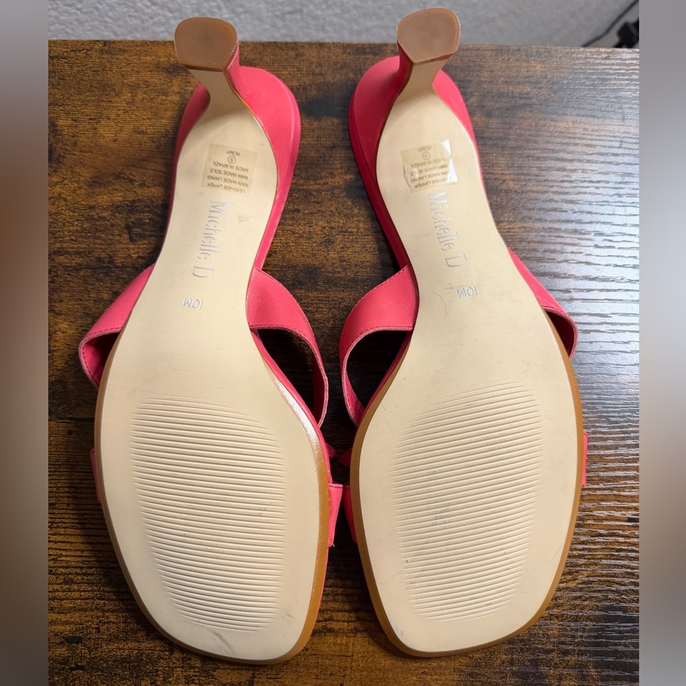 ***SOLD*** Pink Bow Sandals Size 10 - Picture 6 of 6